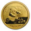 2014 1/20 oz .999 BU Gold Chinese Panda (Sealed)