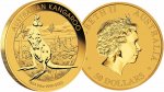 2014 1/2 oz BU Australian .9999 Gold Kangaroo