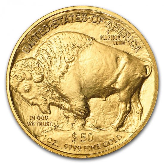 1 oz BU .9999 Gold Buffalo Coin (Random Date) - Click Image to Close