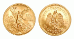 Mexican 50 Gold Pesos (Random Year) 1.2057 AGW