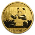 2017 8 Gram .999 BU Gold Chinese Panda (Sealed)