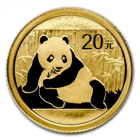 2015 1/20 oz .999 BU Gold Chinese Panda (Sealed) - Click Image to Close
