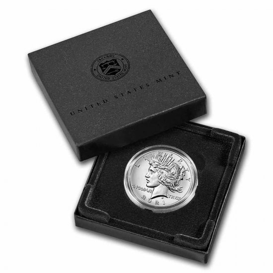 6 Coin Full Set of 2021 Morgan CC S P D O & Peace Silver Dollar - Click Image to Close