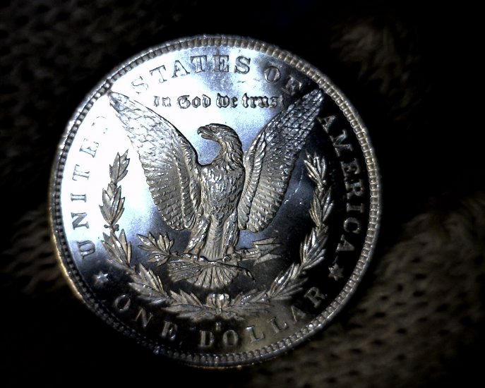 1880s Morgan Silver Dollar Brilliant Uncirculated - Click Image to Close