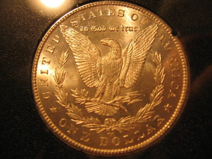 GSA Carson City Sealed From Mint Morgan Silver Dollar - Click Image to Close