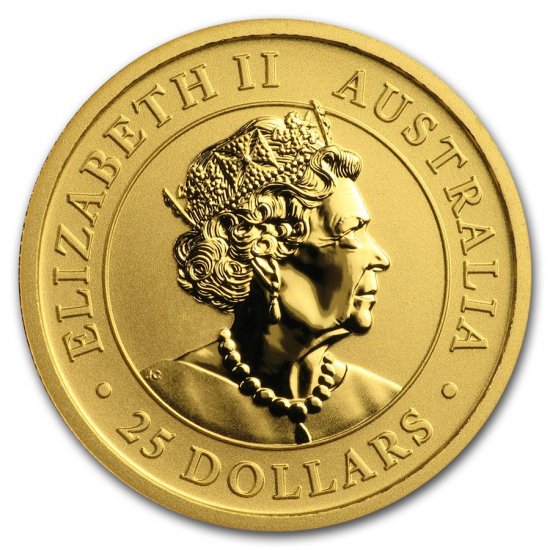 2019 1/4 oz BU Australian .9999 Gold Kangaroo - Click Image to Close