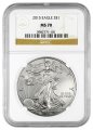 2015 NGC MS70 American Silver Eagle Dollar Coin