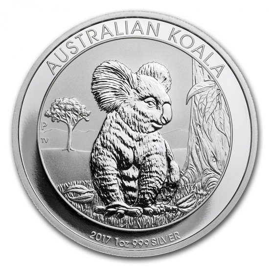2017 1 oz Australian Koala .999 Silver - Click Image to Close