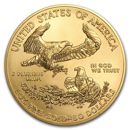 2019 1 oz BU Gold American Eagle - Click Image to Close