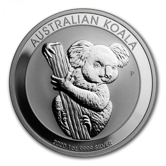 2020 1 oz Australian Koala .999 Silver - Click Image to Close