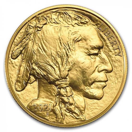 2021 1 oz BU .9999 Gold Buffalo Coin - Click Image to Close