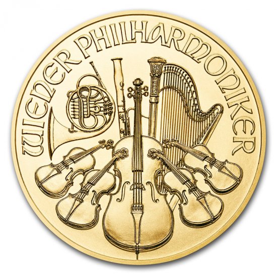 2018 1 oz .9999 BU Gold Austrian Philhormonic - Click Image to Close