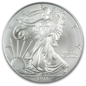 American Silver Eagle (Random Date) - Click Image to Close