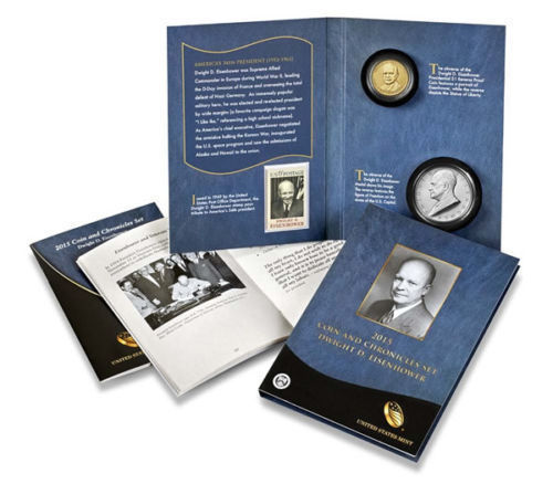 2015 Eisenhower Coin & Chronicles Set - Click Image to Close