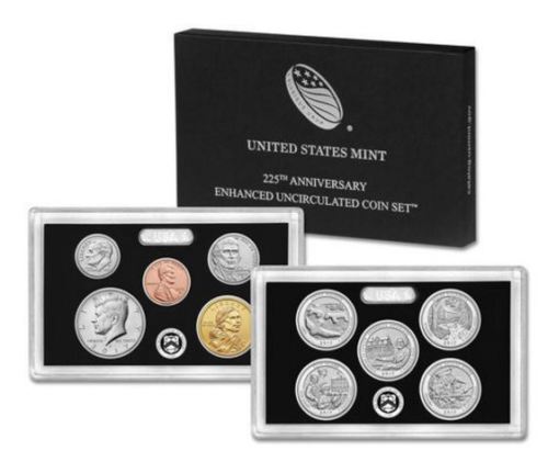225th Anniversary Enhanced Uncirculated Coin Set - San Francisco - Click Image to Close