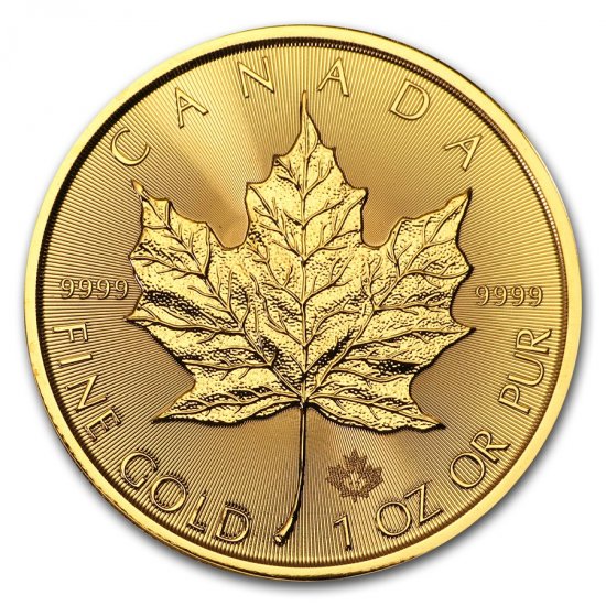 2017 1 oz BU Gold Canadian Maple Leaf - Click Image to Close