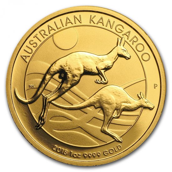 2018 1 oz BU Australian .9999 Gold Kangaroo - Click Image to Close