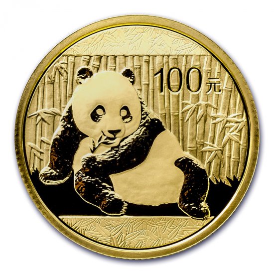 2015 1/4 oz .999 BU Gold Chinese Panda (Sealed) - Click Image to Close