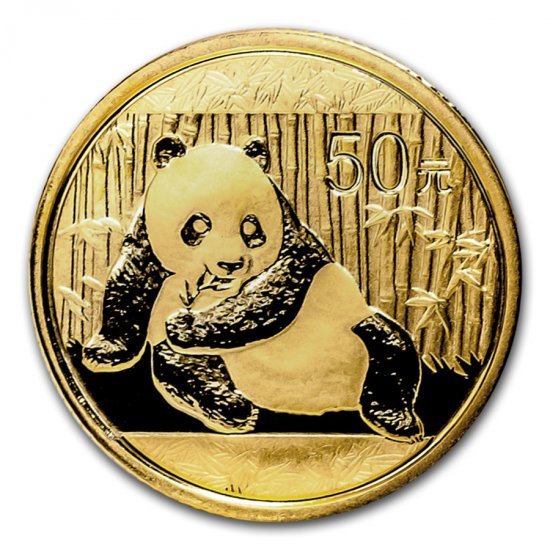 2015 1/10 oz .999 BU Gold Chinese Panda (Sealed) - Click Image to Close