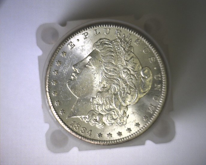 20 GEM BU 1884 CC Original Roll Morgan Silver Dollars - Click Image to Close