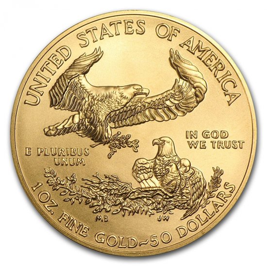 2018 1 oz BU Gold American Eagle - Click Image to Close