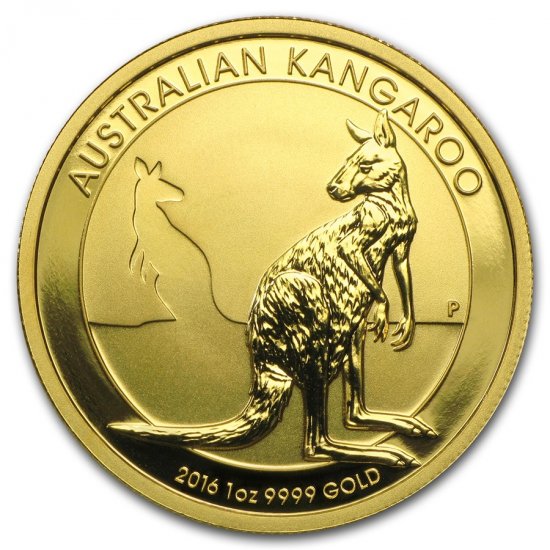 2016 1 oz BU Australian .9999 Gold Kangaroo - Click Image to Close