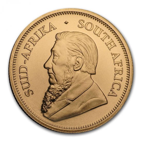 1/2 oz BU Gold South African Krugerrand (Random Date) - Click Image to Close