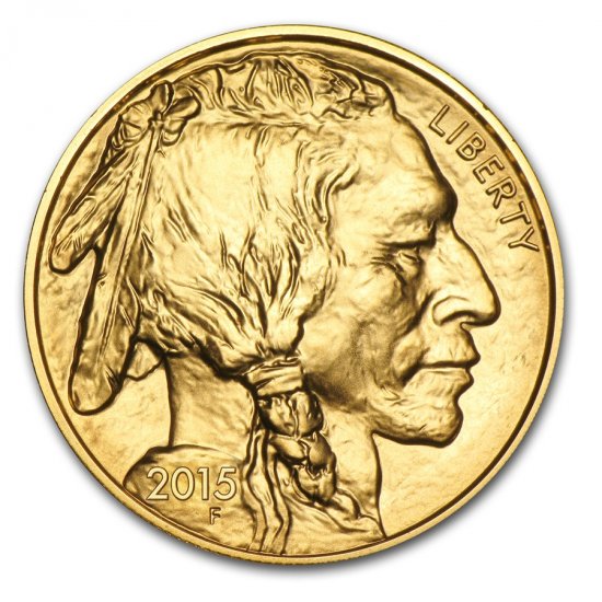 2015 1 oz BU .9999 Gold Buffalo Coin - Click Image to Close