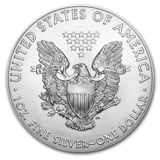 2016 1 oz Silver American Eagle BU - Click Image to Close