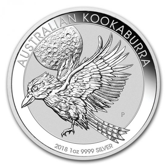 2018 Australia 1 oz Silver Kookaburra BU - Click Image to Close
