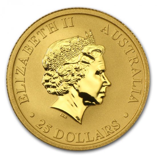 2015 1/4 oz BU Australian .9999 Gold Kangaroo - Click Image to Close