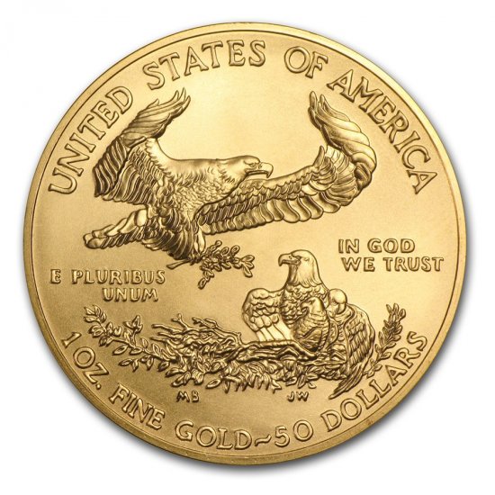 2017 1 oz BU Gold American Eagle - Click Image to Close