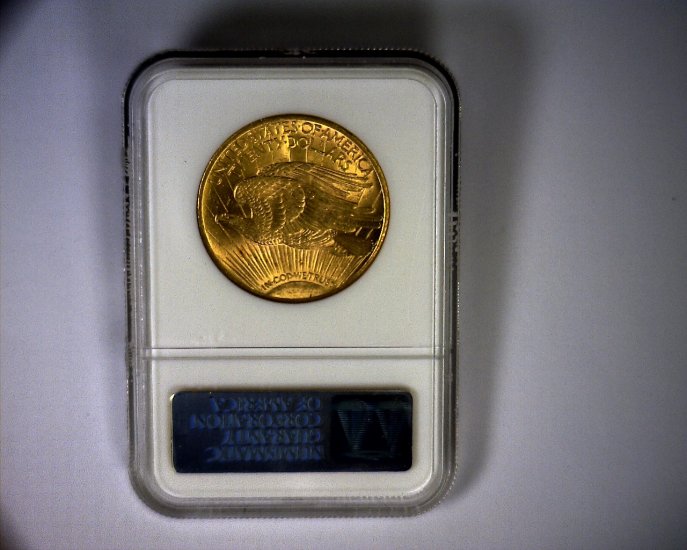$20 Gold Saint Gaudens Double Eagle - MS 62 NGC - Click Image to Close