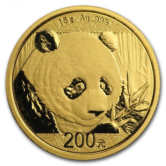 2018 15 Gram .999 BU Gold Chinese Panda (Sealed) - Click Image to Close