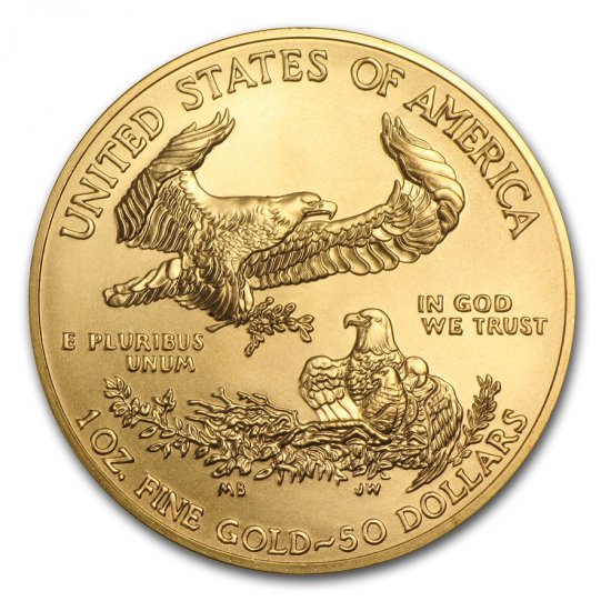 2016 1 oz BU Gold American Eagle - Click Image to Close