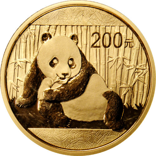 2015 1/2 oz .999 BU Gold Chinese Panda (Sealed) - Click Image to Close