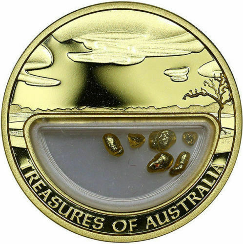 Australia 2010 - $100 Treasures of Australia Gold .9999 1oz Gold - Click Image to Close